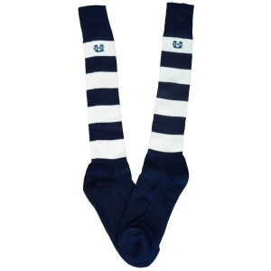Rugby Socks U-State Navy and White